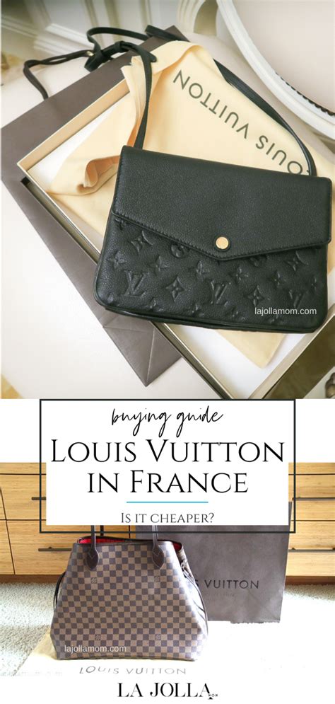 are louis vuitton purses cheaper in france